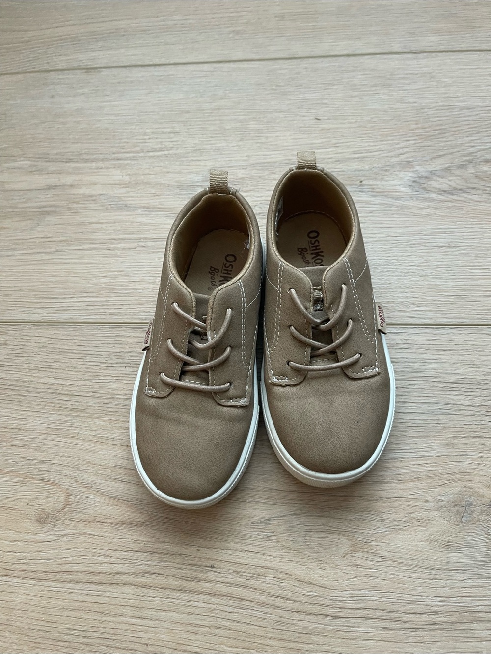 OshKosh B'gosh Brown Kids Lace-Up Sneakers